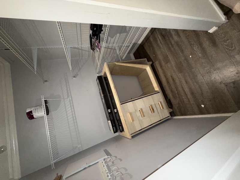 Room before cleaning