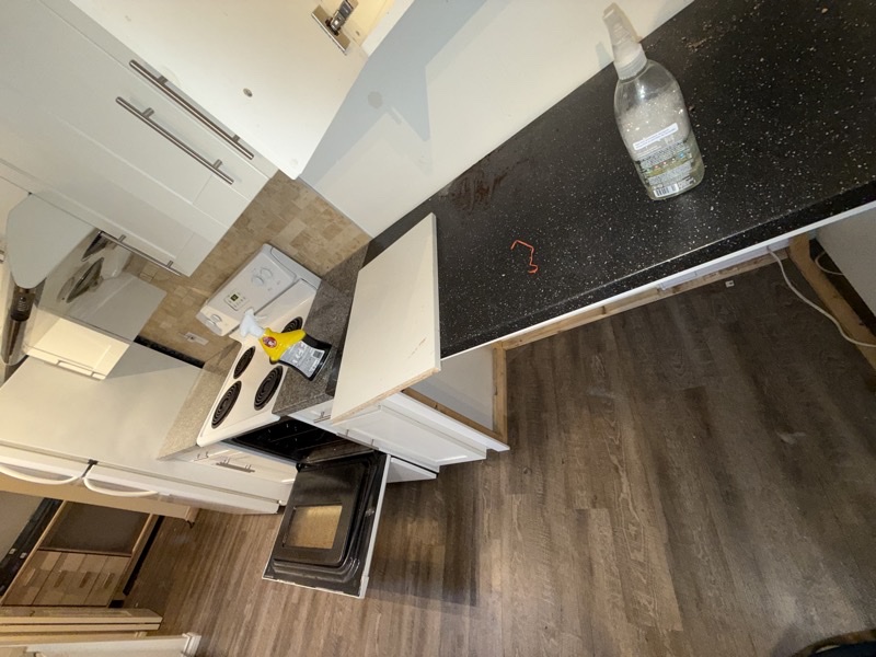 Room before cleaning