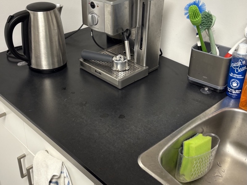 Space after Pixel Cleaners commercial clean