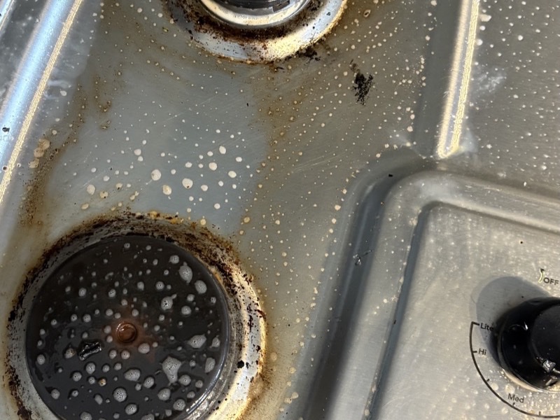 Room before cleaning