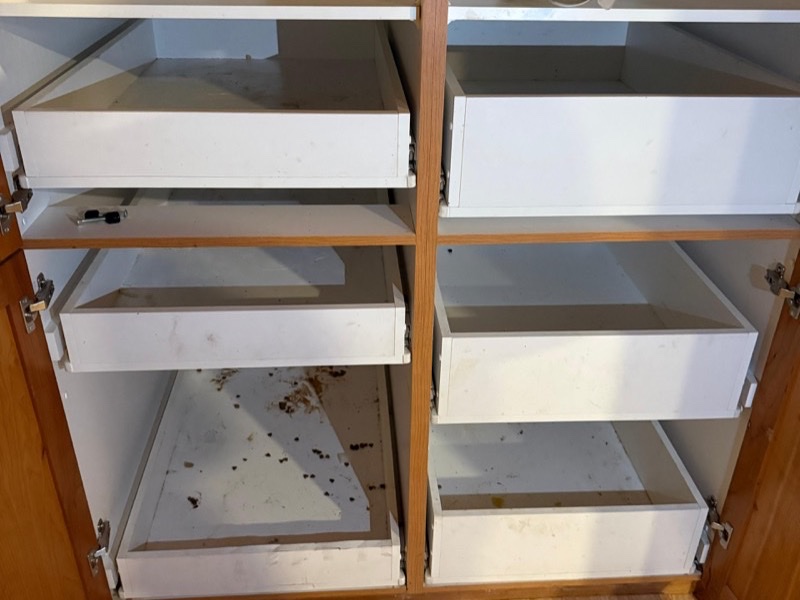 Room before cleaning