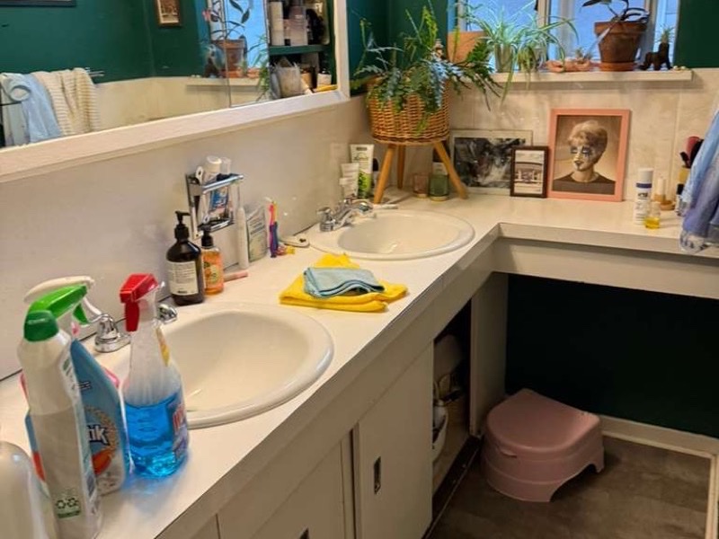 Room before cleaning