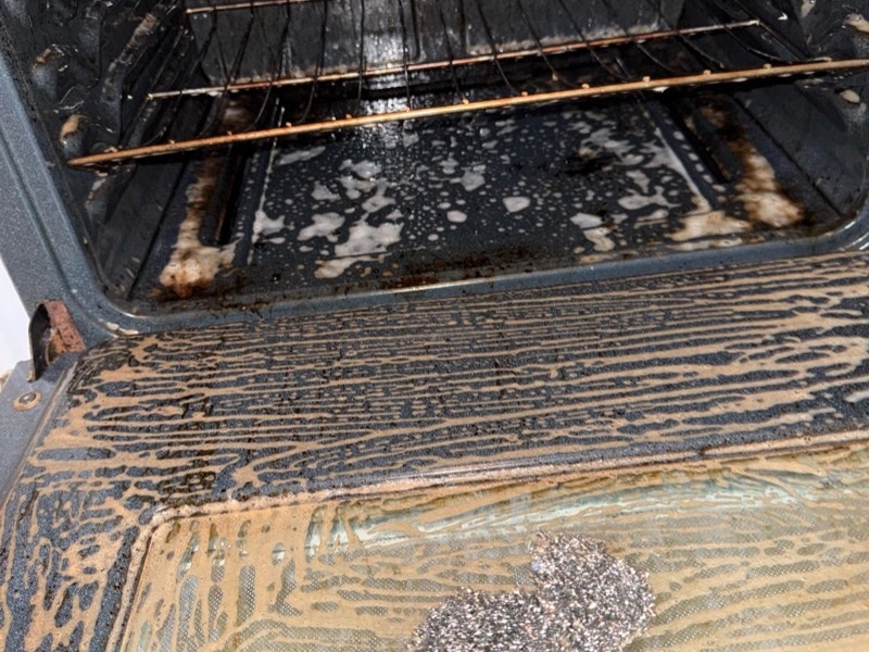 Room before cleaning