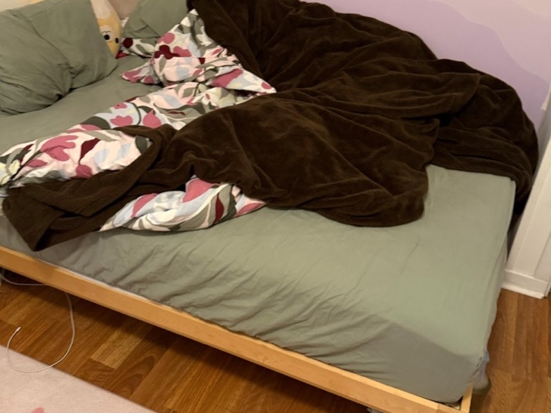 Room before cleaning