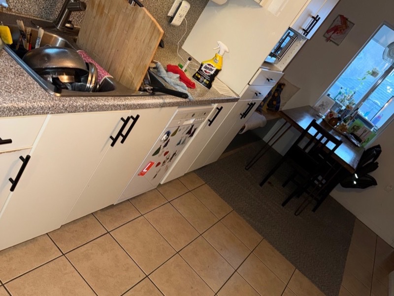 Room before cleaning