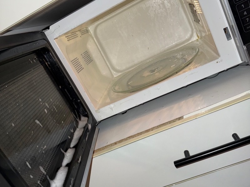 Room before cleaning