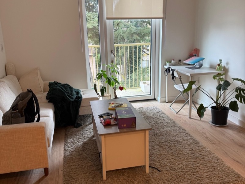 Room before cleaning