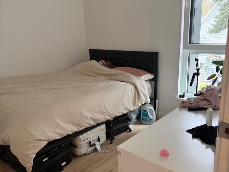 Room before cleaning